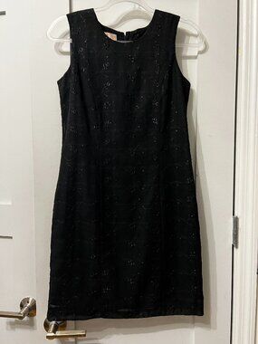 Vintage Y2K Embroidered Sheath Dress